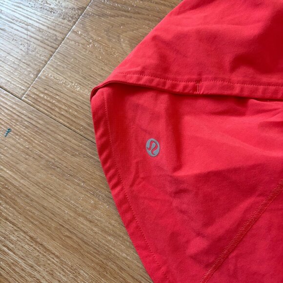 Lululemon Athletic Speed Up Mid Rise Short 4” Carnation Red Women’s Size 8 - Picture 7 of 9